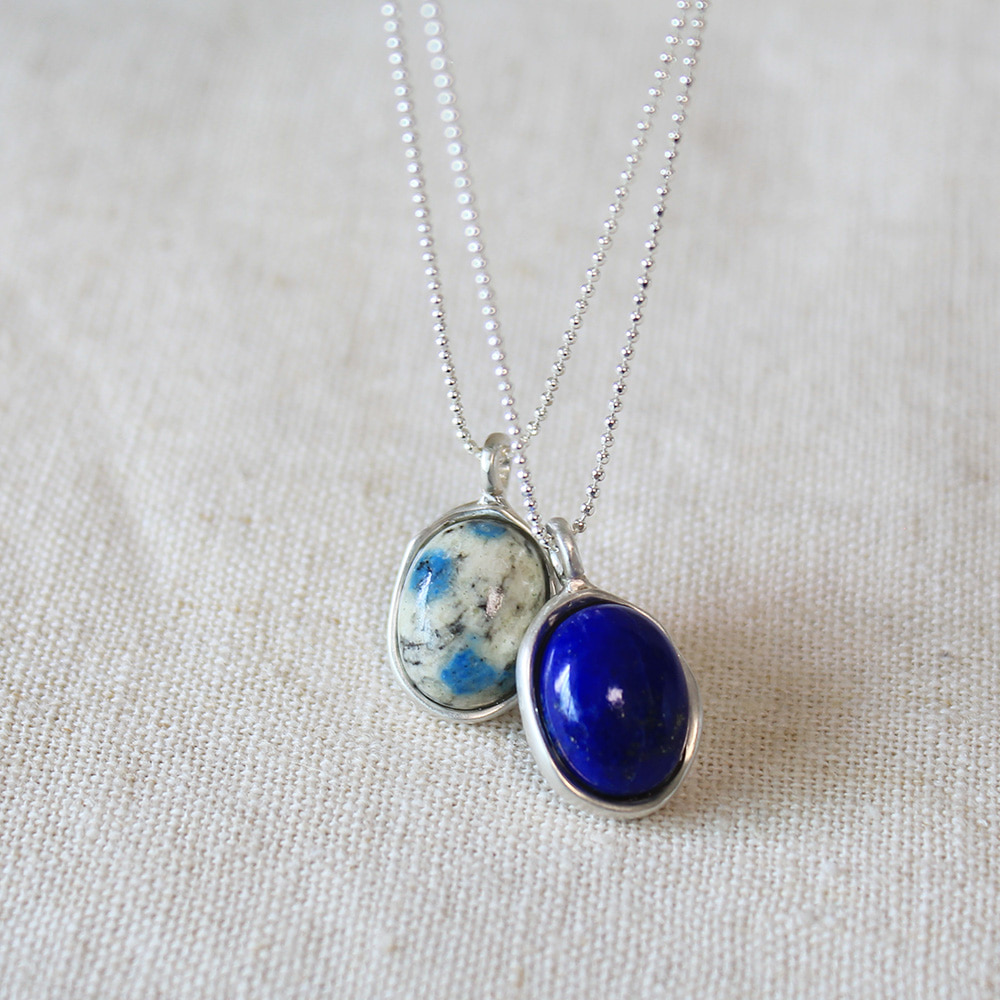 [005]blue catcher necklace(2type)블루 캐쳐 목걸이